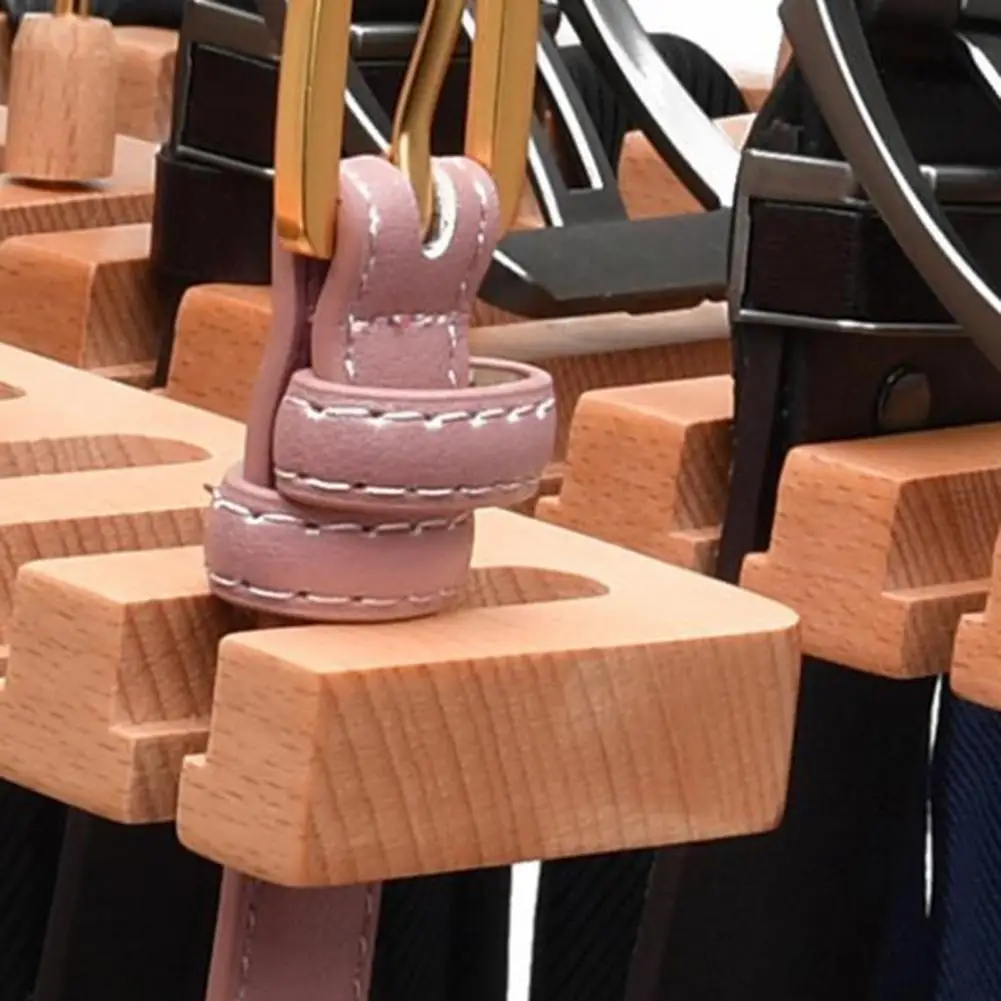 support-de-rangement-durable-pour-ceintures-en-bois-14-emplacements-organisateur-2-en-1-gain-de-place-ecologique-avec-rotation-a-360°-°-pour-placard