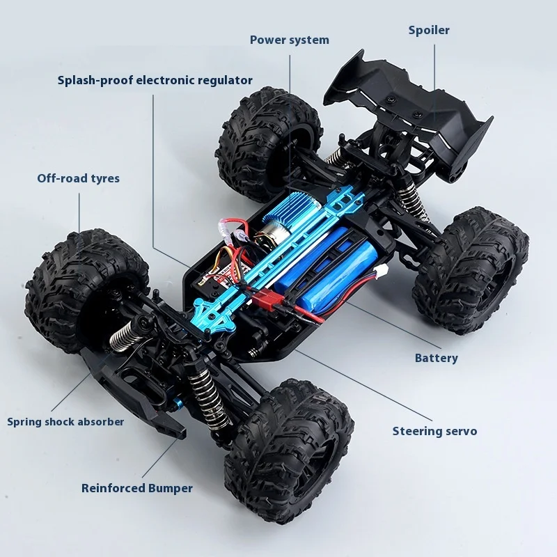 Su Chiyu 16101 High-Speed Brush Off-Road Vehicle Full-Scale Four-Wheel Drive Rc Remote Control Car Steam Model Boy Toy