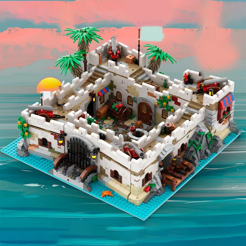 8537pcs MOC Pirates Pirates World Part A Model Toy Building Blocks Construction Christmas Gift DIY Idea Education Kids Assemble