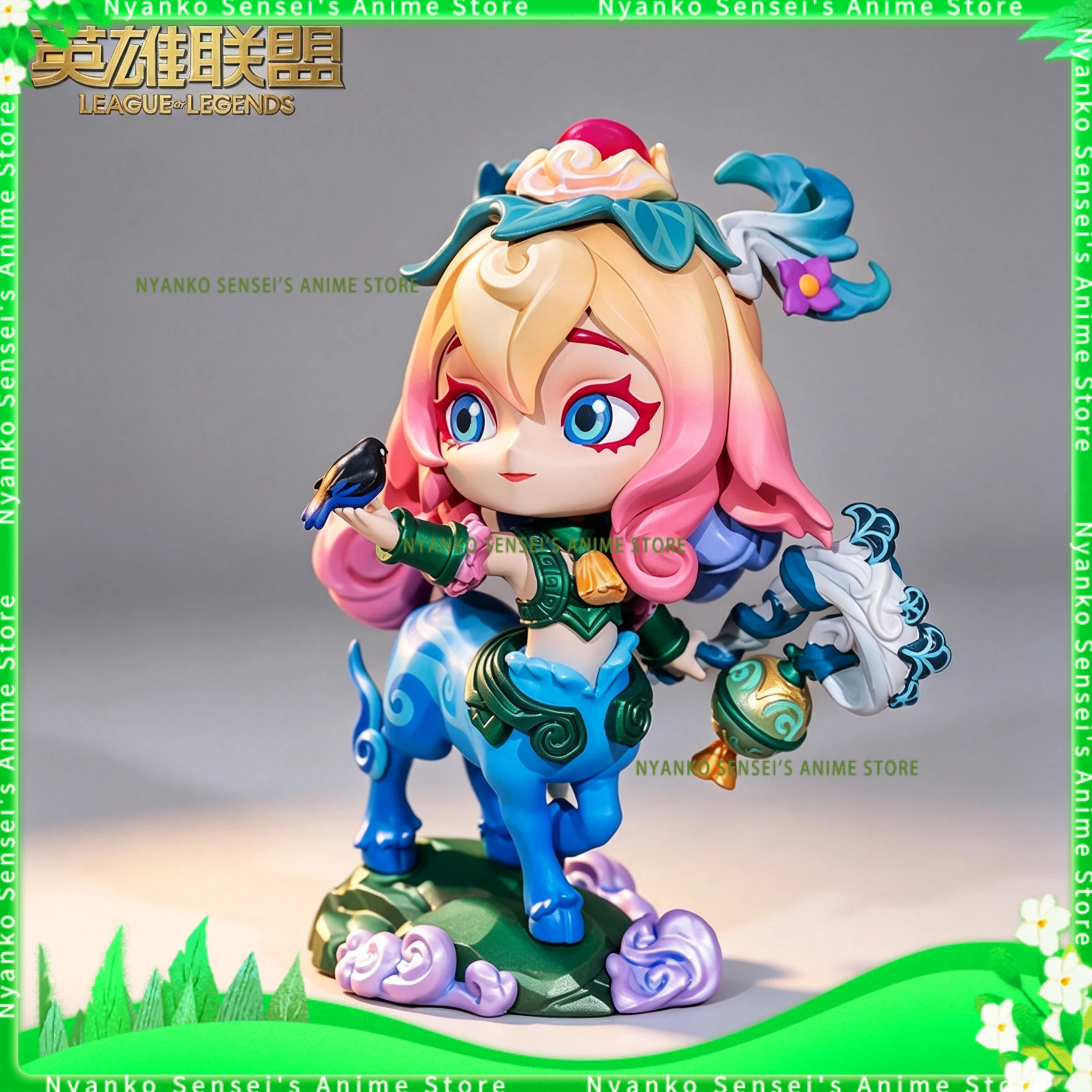 

In Stock League of Legends Shan Hai Scrolls Lillia 13.2cm Figure Doll Statue Game Merch Anime Trendy Toys Gift Collectibles