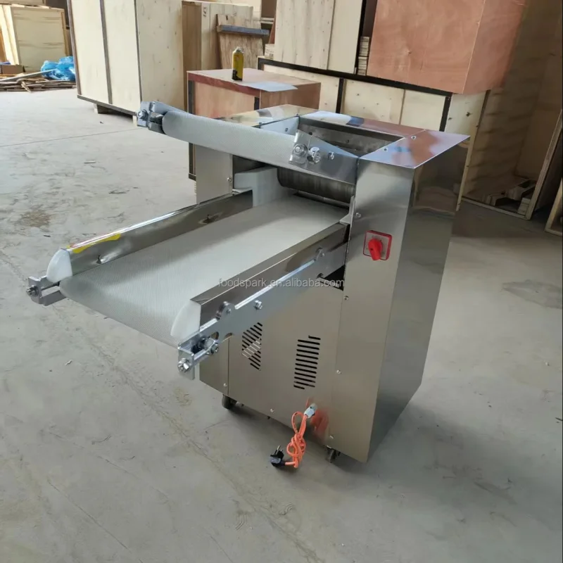 

Automatic Roller Sheeter Kneader Press Rolling Bread Pastry Dough Kneading Machine