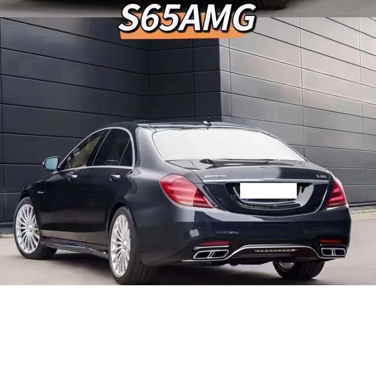 Auto Accessoires Facelift S65 Stijl Voor Achter Bumper Side Rokken Body Kit voor Nieuwe Mercedes Benz s Klasse W222 OEM 2228852001