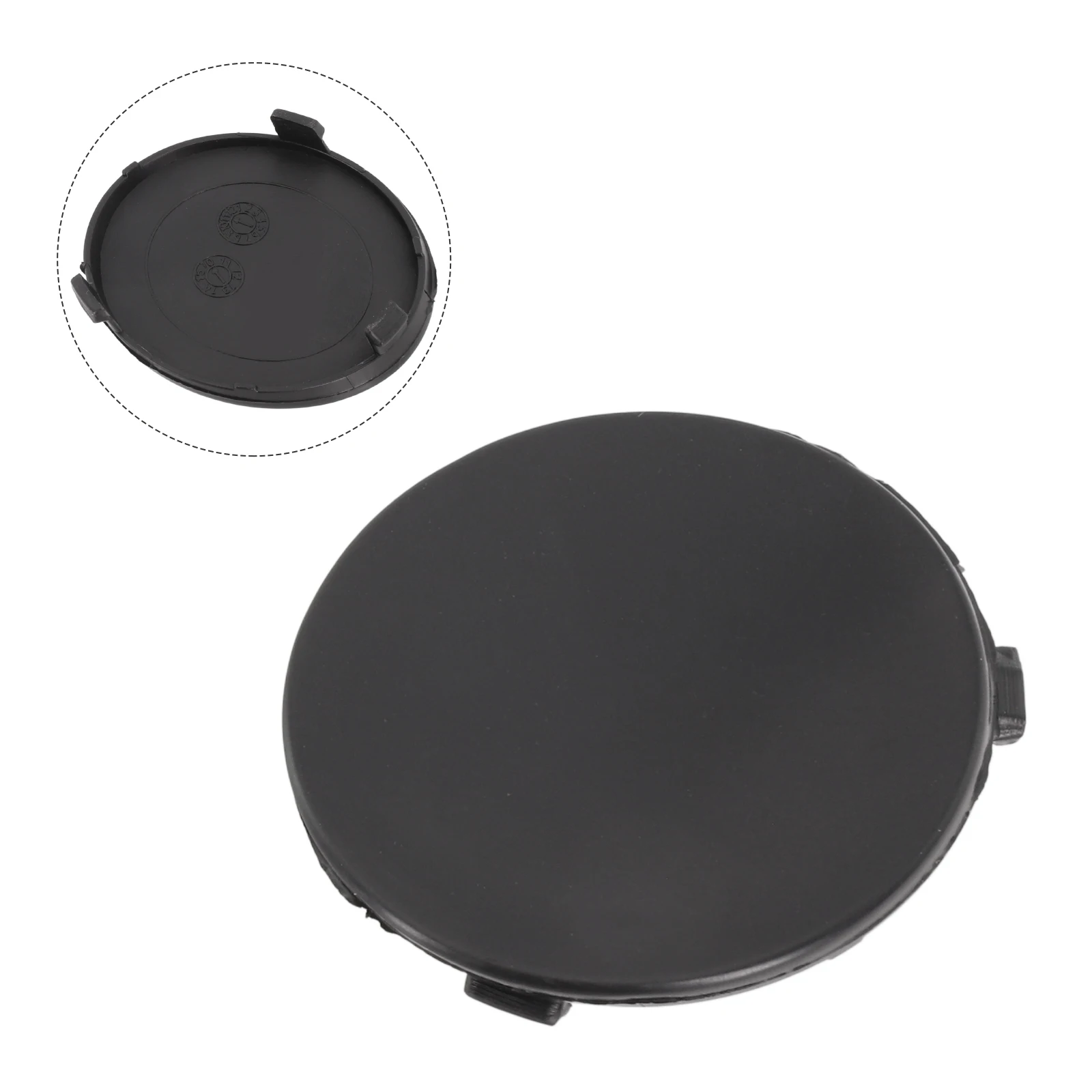 

1pc Car Rear Bumper Tow Eye Hook Cover Lid Trim Unprimed Black Cap Hook For Ford C-Max 2013-2019 Tow Hook Cover