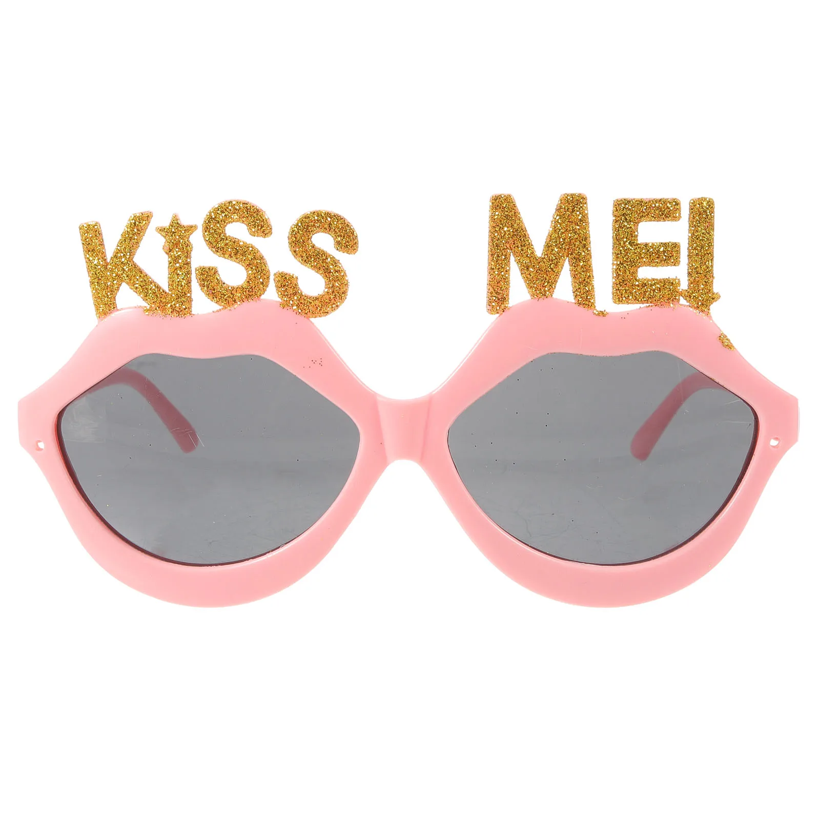 

Shaped Sunglasses Funny Photo Booth Props for Party Adult Polarized Pink Gray Lens Cosplay Fashion Accessories