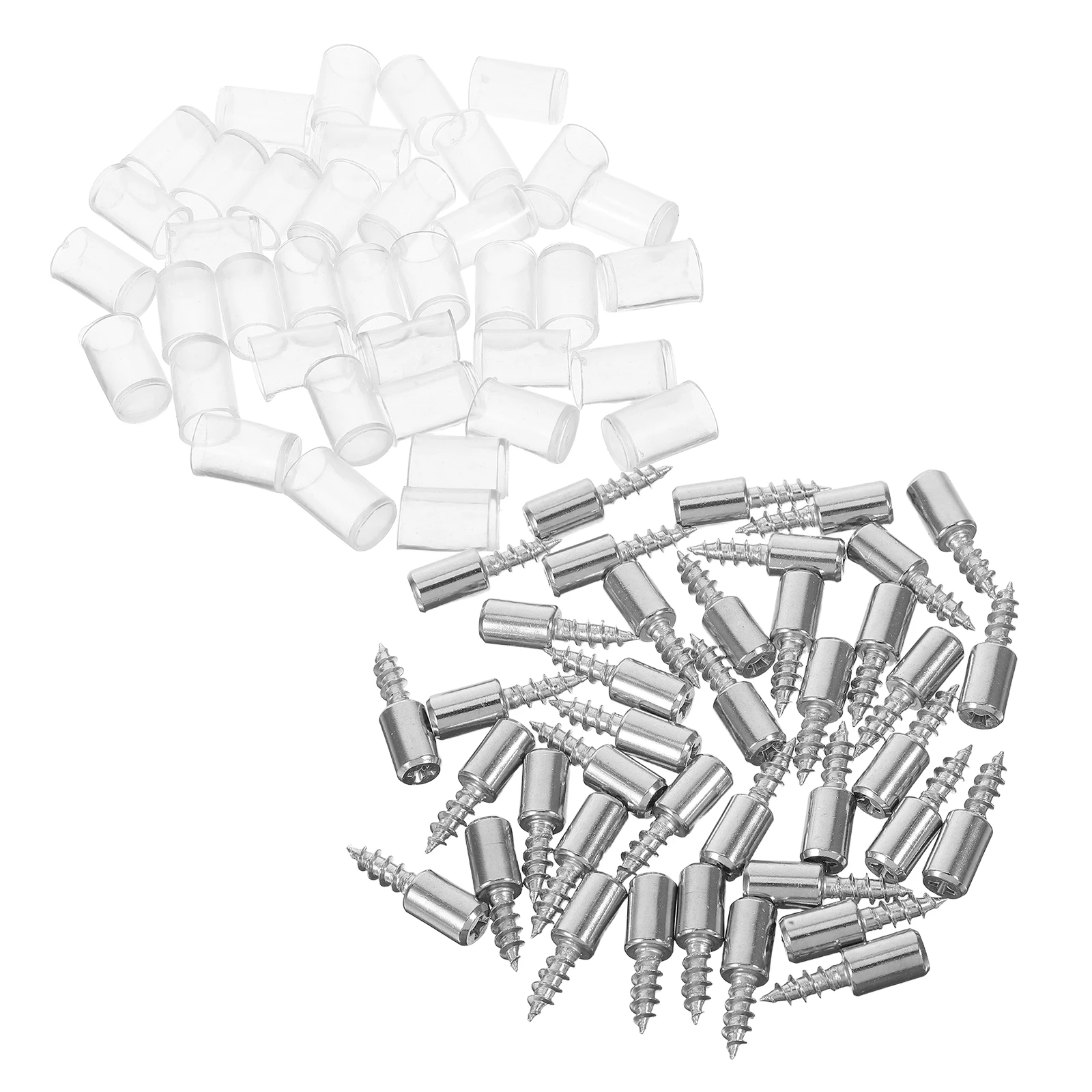 

80 Pcs Shelf Supports Cross Pegs No Drill Self Tapping Screws Sturdy Structure Kitchen Study Bookshelf Cupboard Brackets