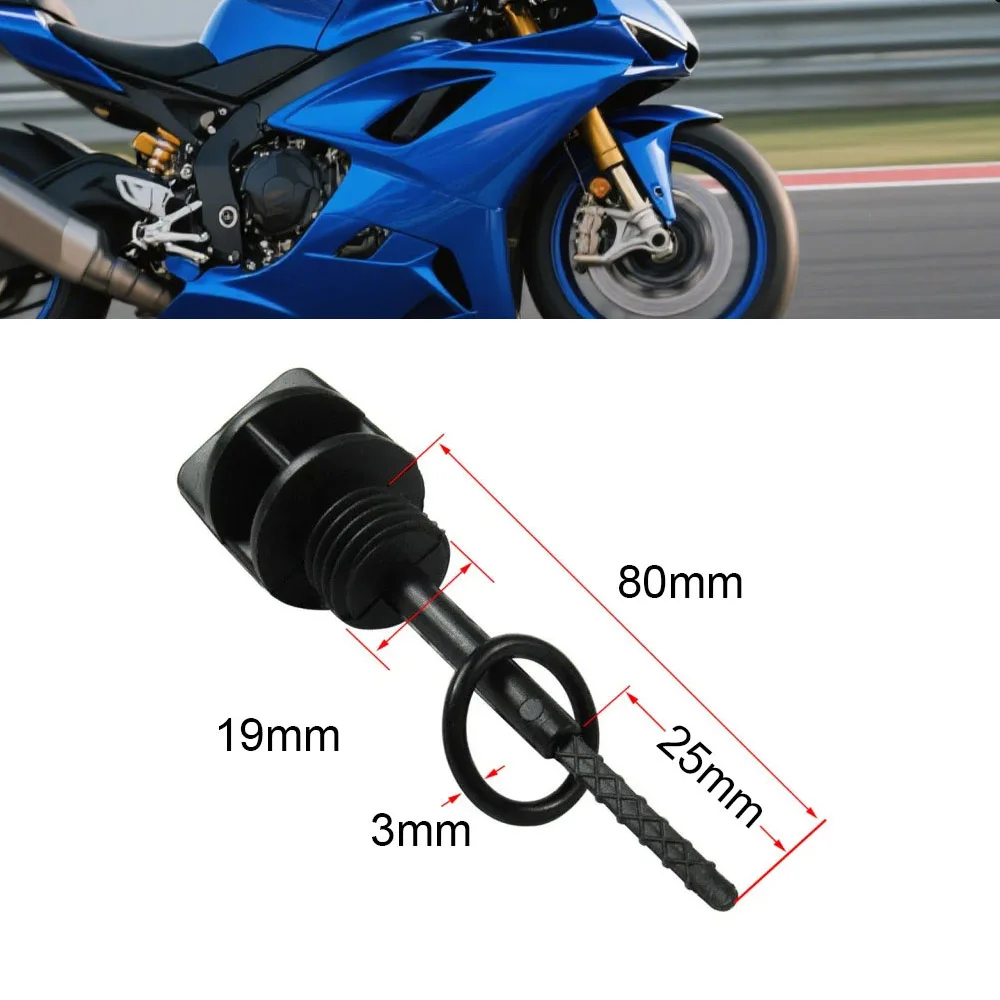 Motorcycle Engine Oil Dipstick with O Ring Motorbike Accessories Scooter ATV Off-road Vehicle for GY6 50CC 100CC 125CC 150CC