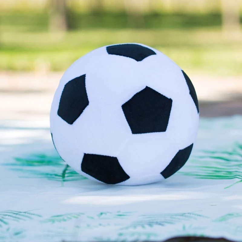 Football Stuffed Pillow Soccer Pillow Soft and Comfortable