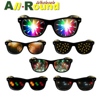Funny 3D Sunglasses Love and Star Special Effects 3D Glasses Firework Diffraction Eyewear Optical Mirror Light Rainbow Show Part