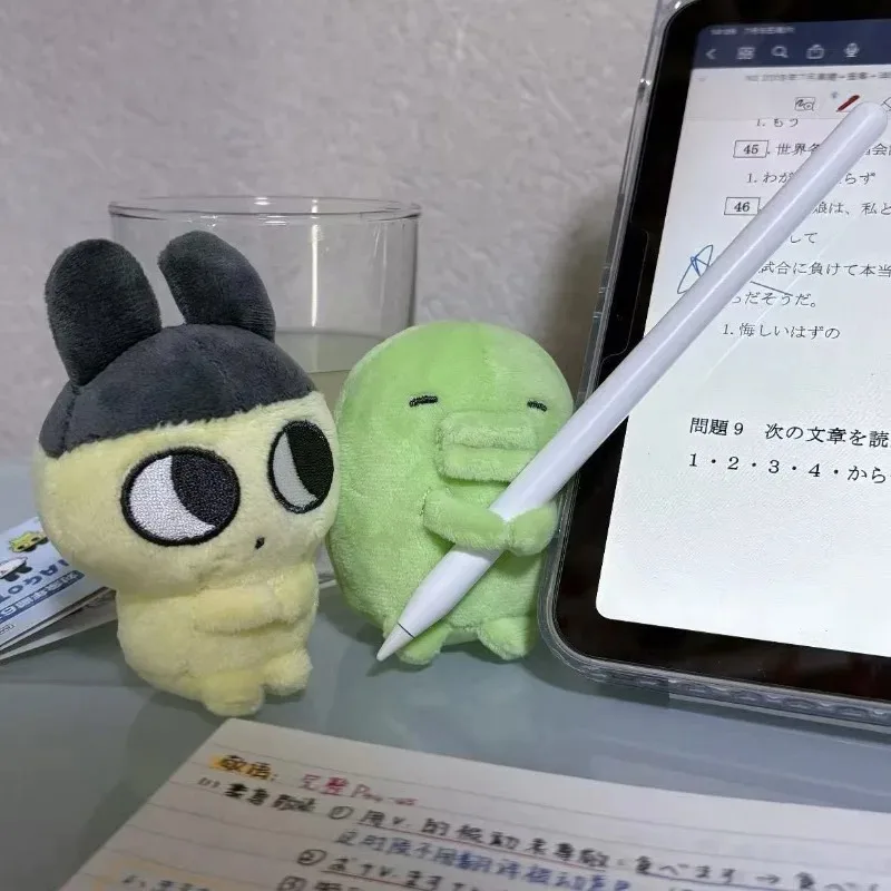 kawaii cartoon Mametchi Kuchipatchi Peluche Borsa di pezza Fascino animale domestico elettronico sit tamagotchi Peluche ornamento Figura appesa