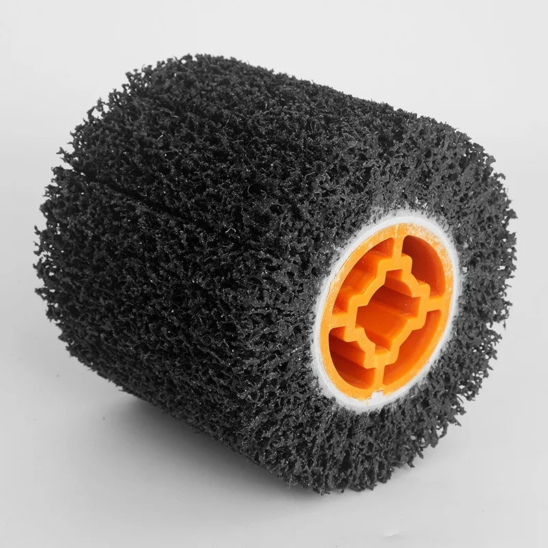 Industrial Black Diamond Polishing & Deburring Wheel Nylon Fiber Rust Removal Grinding Wheel for Stainless Steel Metal Surface