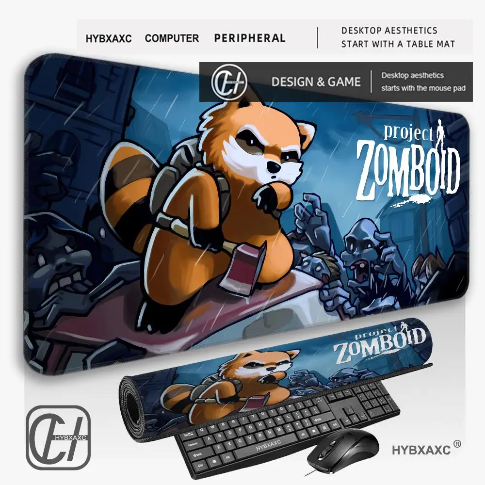 Game Project Zomboid Mouse Pads 600x300mm Large Computer Mouse mat Office XL Pc Gaming Non-slip Rubber Keyboard Deskmat
