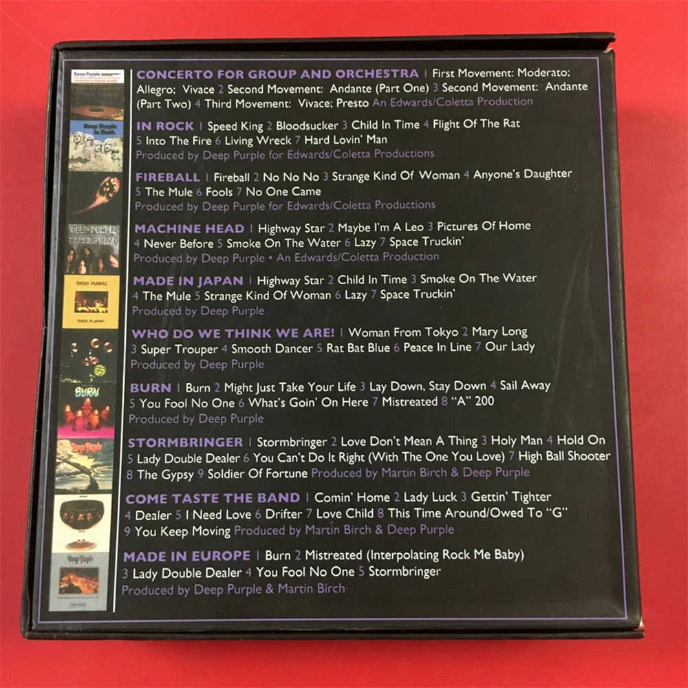 10CD Brytyjski Zespół Rockowy Deep - Kompletny Album 1970-1976 - Pionier Heavy Metalu i Nowoczesnego Hard Rocka - Muzyka CD — zdjęcie produktu 6