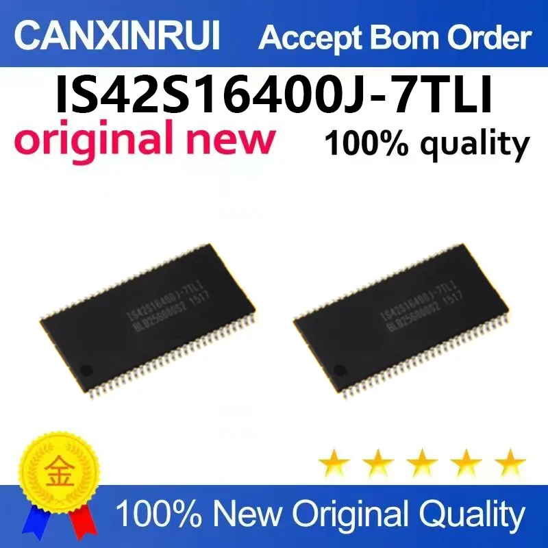 （5pcs-100pcs）New IS42S16400J-7TLI IS42S16400J TSOP-54 Synchronous Dynamic Random Access