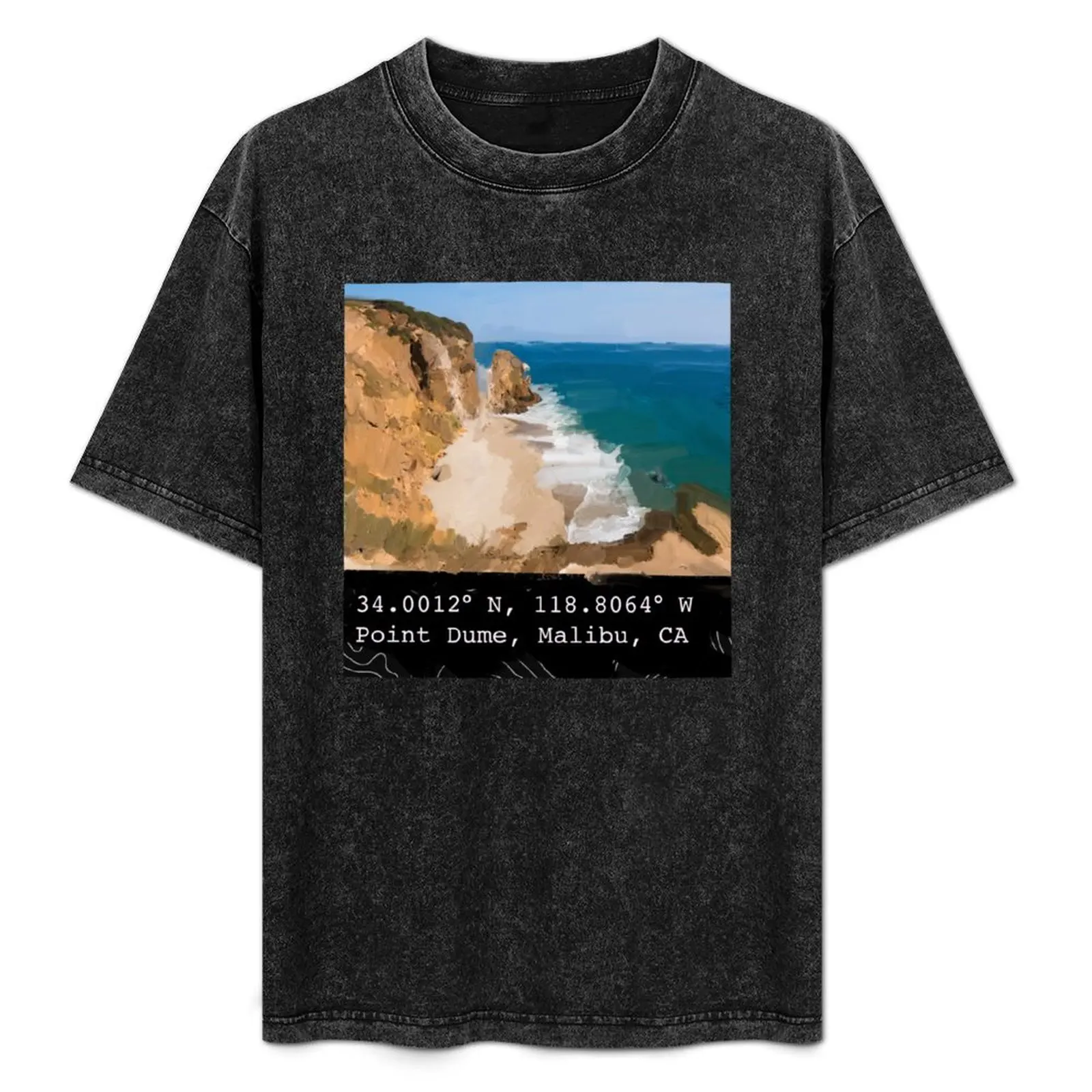 

Point dume T-Shirt Fashion Casual Short Sleeve Top