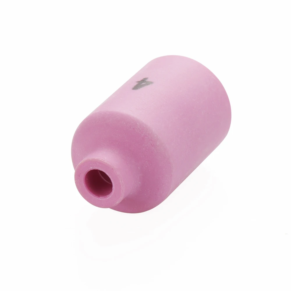 TEMWELL 10 pz 54 n18 #4 TIG saldatura allumina ceramica Gas lente tazza torcia Tig 17/18/26