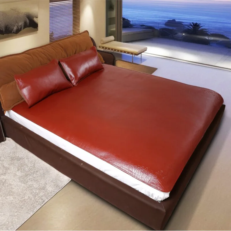 Cowhide mat Buffalo leather Leather Thickened first layer 1.8m bed soft Hard mat
