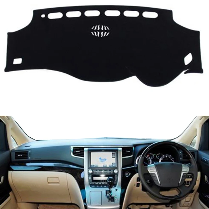 Car Auto Dashboard Cover Carpet Mat Pad For toyota alphard vellfire 2008 2009 2010 2011 2012 2013 2014 2015 sun shade sunshade