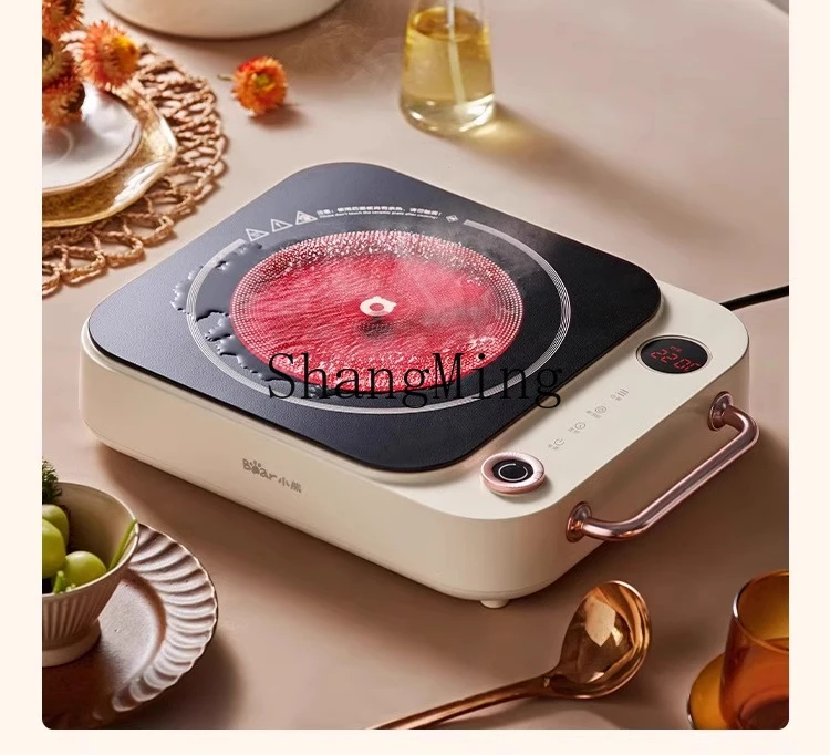 ZYY fornello elettrico per uso domestico con pentola calda wok ad alta potenza, fornello a batteria intelligente per preparare il tè