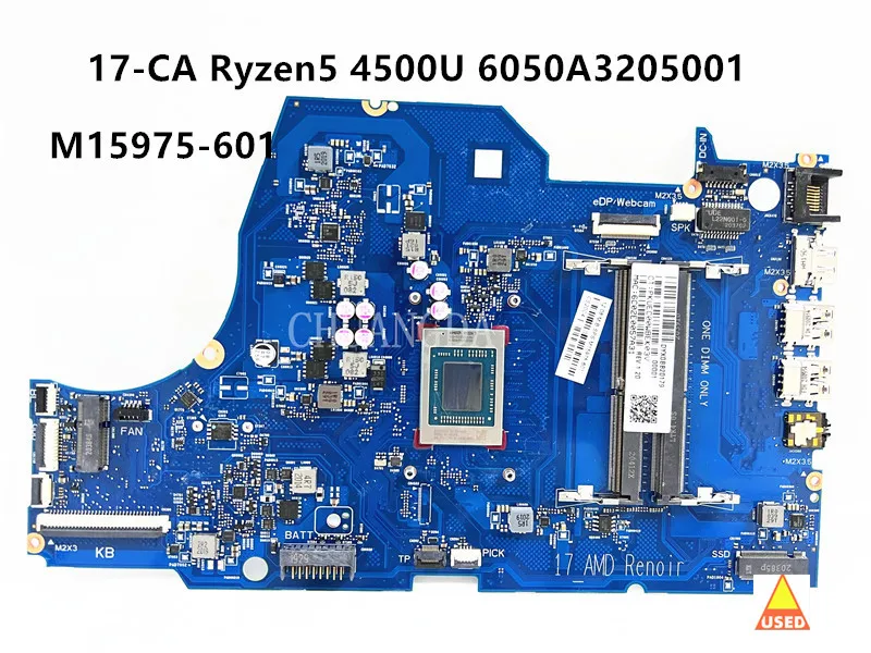 

For hp 17-CA M15975-601 Ryzen5 4500U 6050A3205001 laptop motherboard used