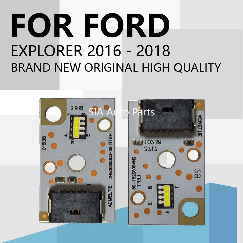

NEW For Ford Explorer 2016 2017 2018 2019 DRL Chips LED Headlight Low Beam LED Board Headlight Daytime Running Light Angel Eyes
