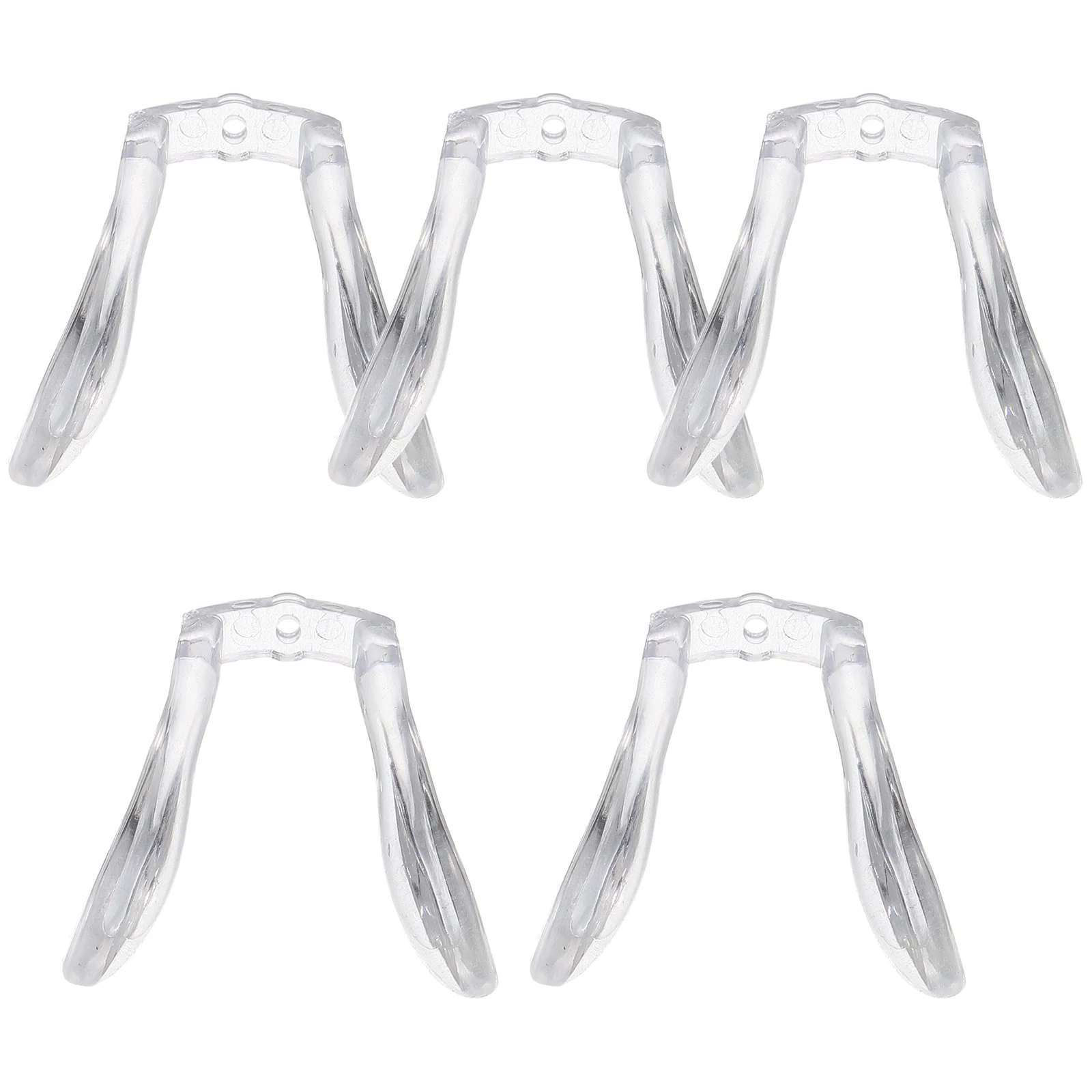 

5Pcs Soft Silicone Nose Pads for Comfortable Non-Mark Anti-Slip Bridge Insert Replacement Eyeglass Parts for