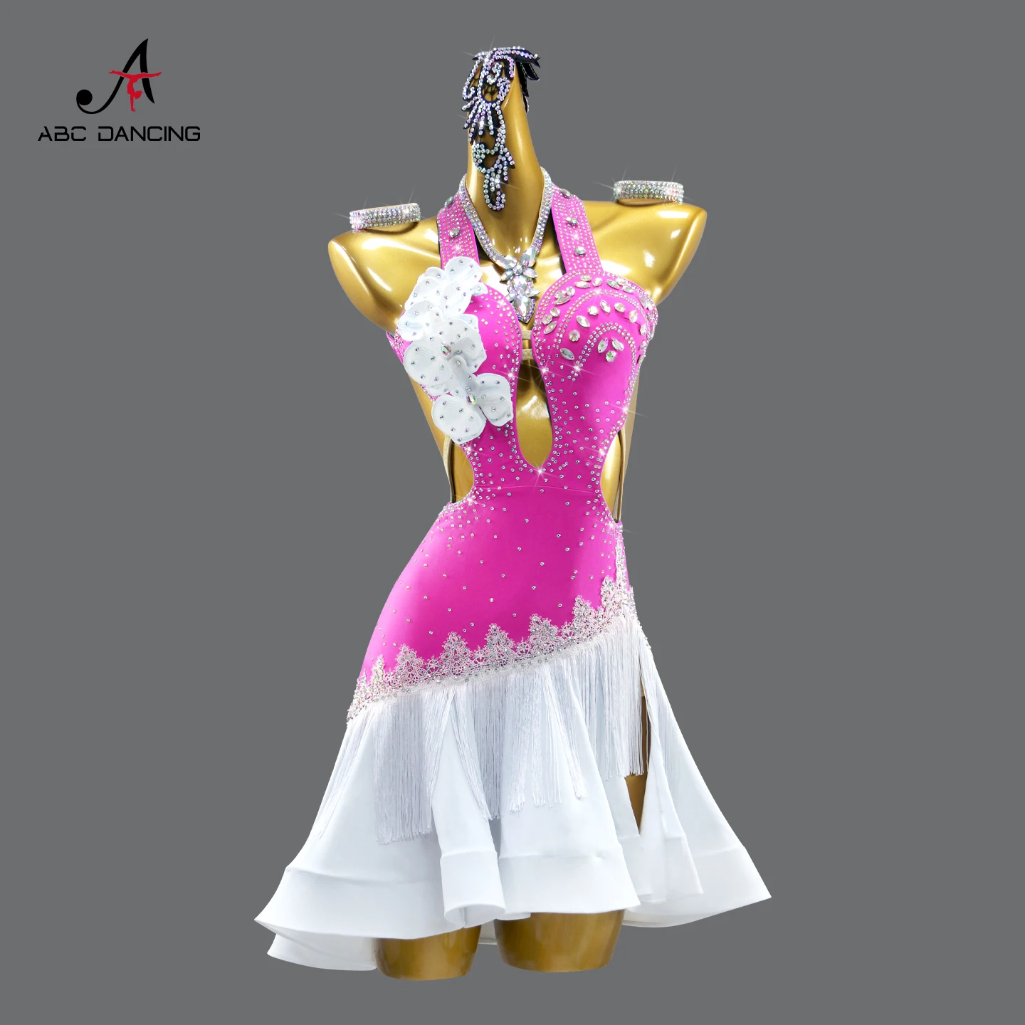 Robe femme femmes vêtements latino-américains concours de danse fille Costume de bal 2025 fête scène sport Dancewear Performance Costume