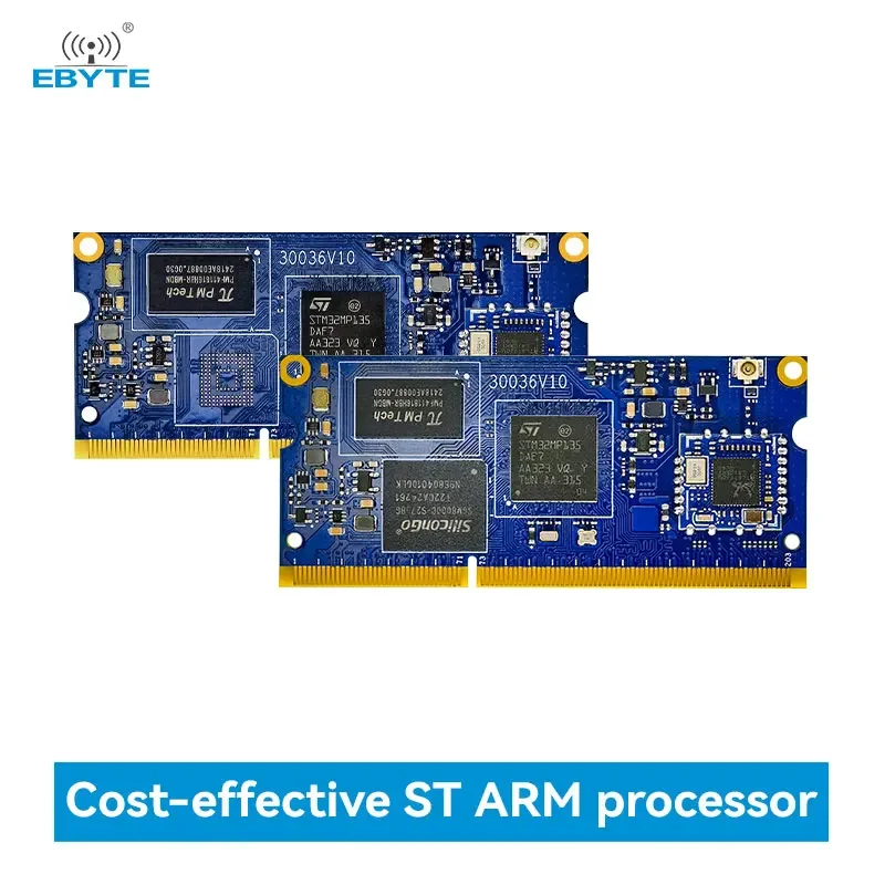 STM32MP135 Core Board ARM Cortex-A7 1GHz EBYTE ECK10-135 Module 256MB/512MB DDR3L Linux Dual Gigabit Ethernet SODIMM WiFi BLE
