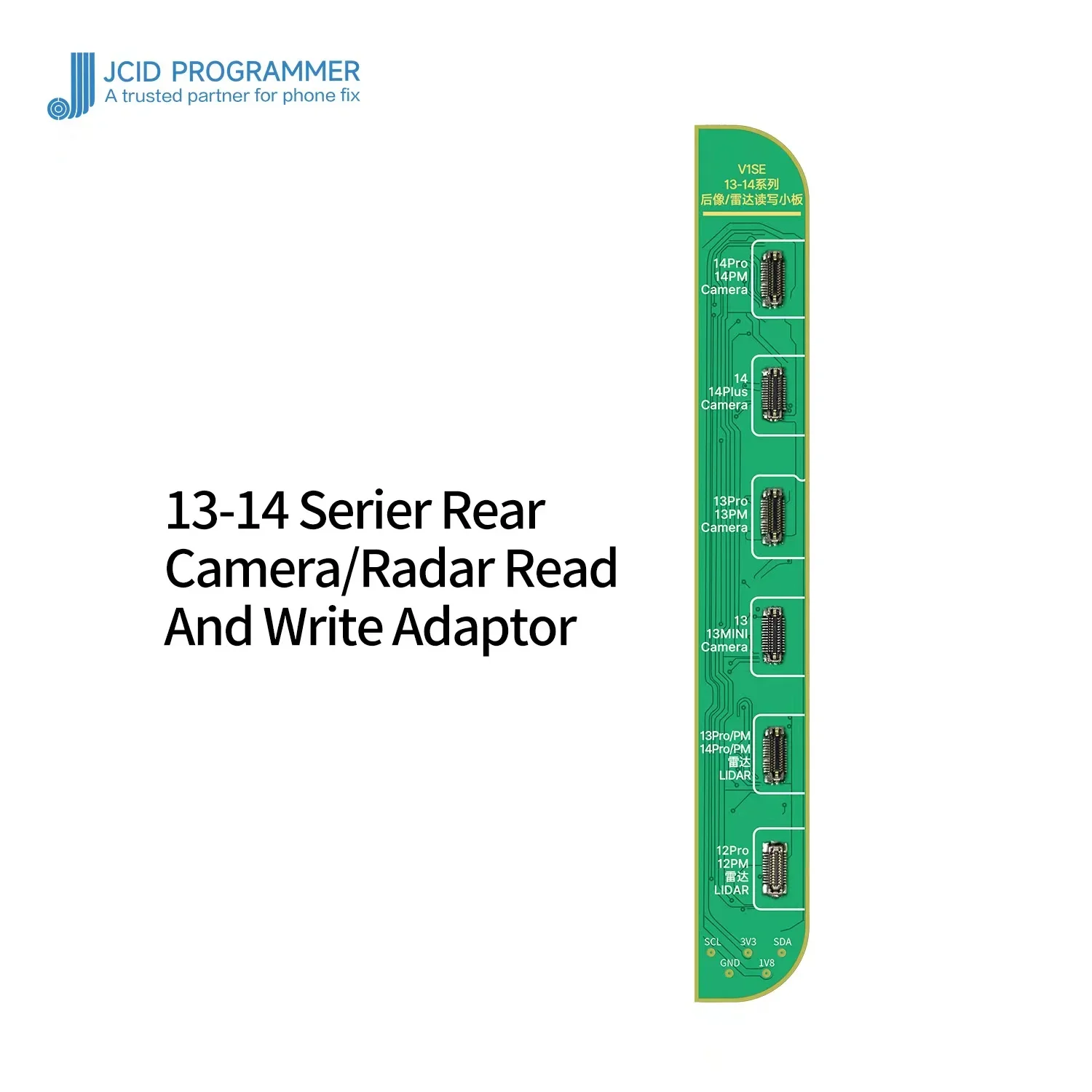 JC JCID V1SE V1SPRO Programmable LiDAR Cable For iP12 13 14 Pro Max Fixes Camera delay inaccurate ranging 3D VR Scanning Repair