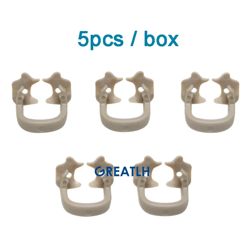 Universal Rubber Dam Sundries Kerr Soft Clamp Molar Teeth Polymer Dental Instrument 5pcs/set