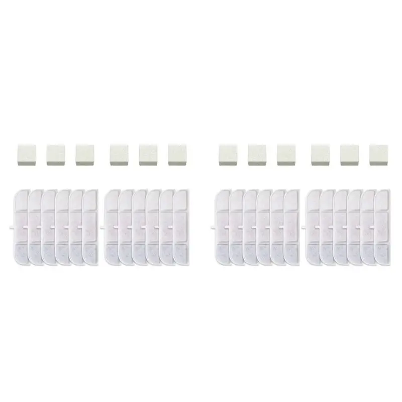 ABRE-24PCS Filtro Per Fontanella Intelligente A Circolazione Automatica Wireless Per Animali Domestici, Adatto Per Fontanella Per Gatti