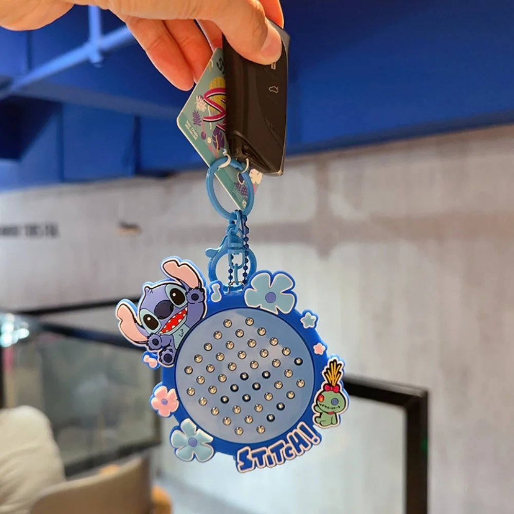 Genuine Disney Lilo & Stitch Cartoon Keychain Anime Stitch Fun Magnetic Educational Toys For Woman Handbag Display Birthday Gift view 4
