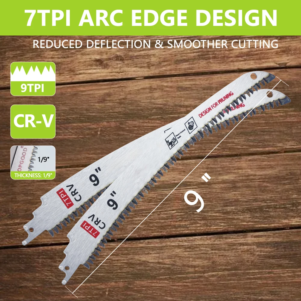 3 шт. полотно сабельной пилы с дуговой кромкой, японские зубы с изогнутыми краями, пилы для обрезки древесины для обрезки деревьев