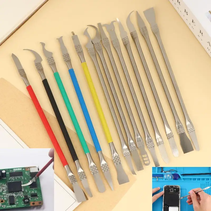 CCA83-5/8Pcs Ultra Thin IC Chip CPU Blade Knife Motherboard Maintenance UV Glue Cleaner Remover Phone Disassemble Repair Tools