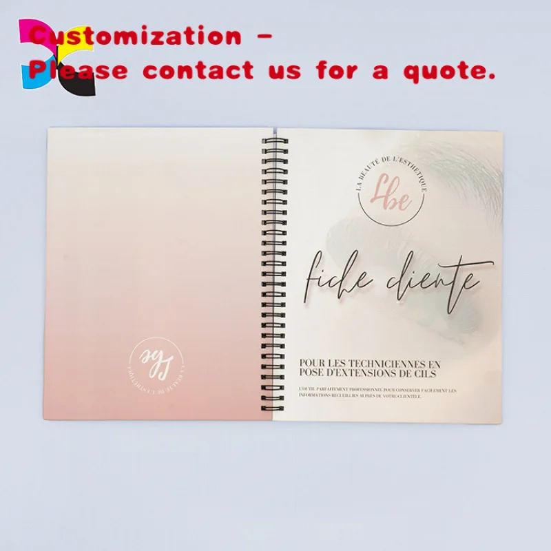 custom.Customized A5 Personalized Notebook Round Corner-Page Note Pad with Custom Journal Printing Paper Cover