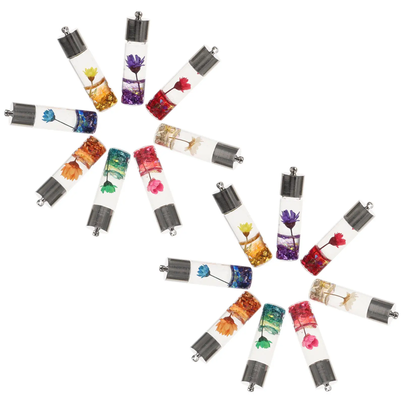 

16 шт. DIY-шармы из смолы в виде бутылочек для пожеланий и дрейфующих бутылок для ожерелий, браслетов, серег, брелоков, для рукоделия