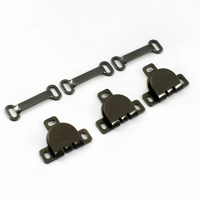 50/100Sets Metall Unsichtbare Kleidungsstück Haken Hosen Rock Auge Anzug Kleidung Einstellen Verschluss Aufhänger Schnalle Nähen Verschluss Zubehör