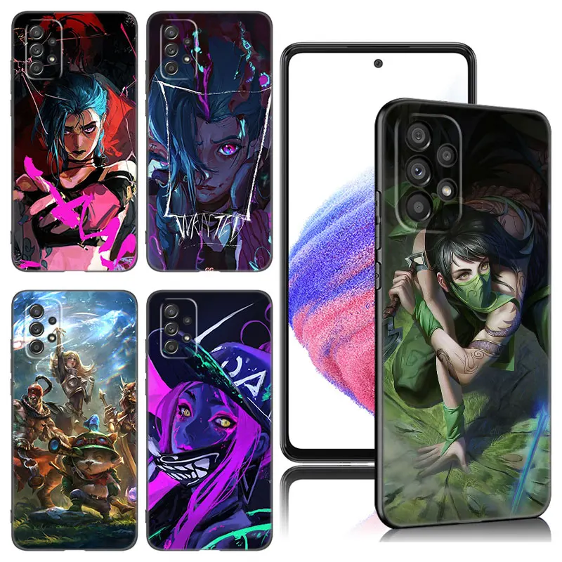 League Of Legends Game Case For Samsung A13 A22 A24 A32 A14 A23 A25 A34 A52S A53 A54 A73 5G A11 A12 A31 A33 A50 A51 A70 A71 A72