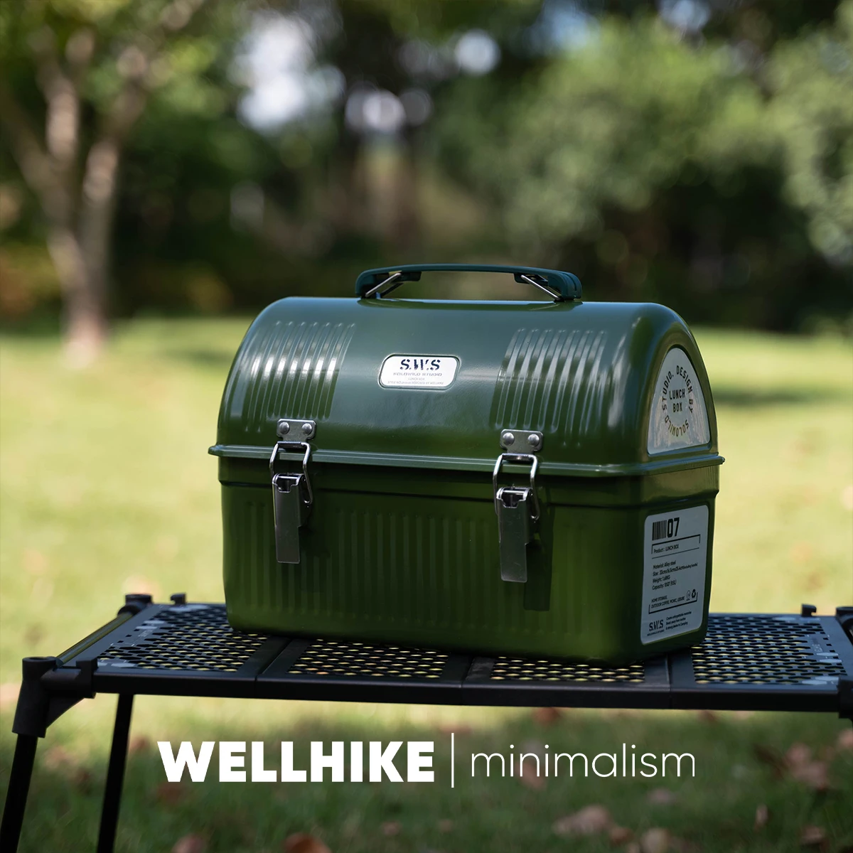 Wellhike-Stanley Outdoor Sws Wild Trace Metal Lunch Box Vintage