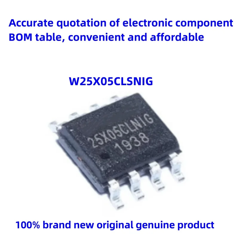 W25X05CLSNIG package SOP-8 SPI interface FLASH storage chip 512Kb