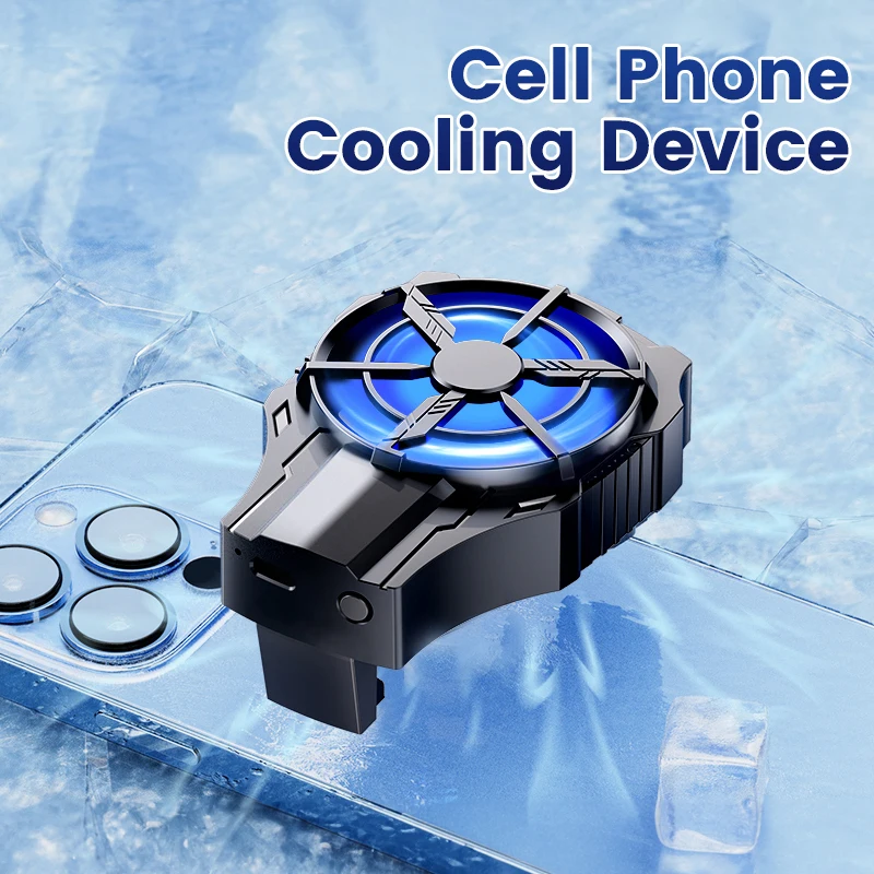 Universal Mini Mobile Phone Cooling Fan Radiator Turbo Hurricane Game Cooler Cell Phone Cool Heat Sink for Iphone/samsung/xiaomi