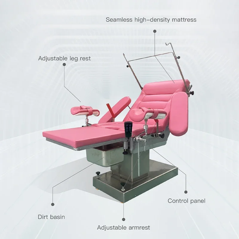 Hospital Equipment Electric Gynecological Table Electric Obstetric Examination Bed Surgery Gynecology Delivery Bed For Clinic