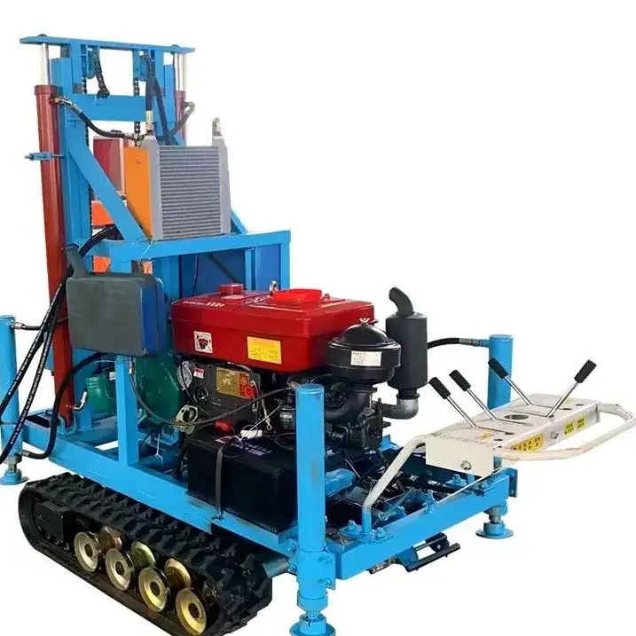 

Индивидуальная Эффективная Буровая Установка для Водяных Скважин на Колесном Гусеничном Ходу с Дизельным Двигателем 30-35 л.с., Точное Бурение, Максимальная Глубина 180 м