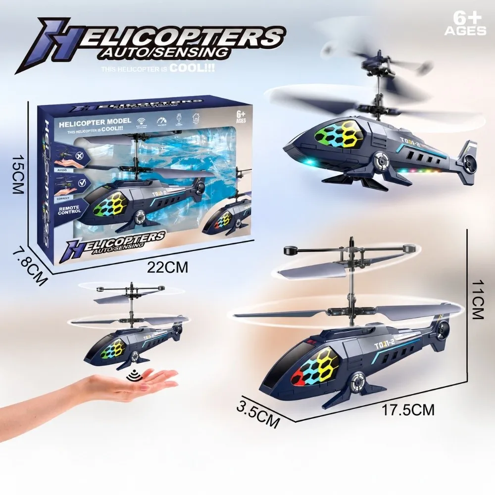 Intelligent Sensing Remote-Controlled Aircraft Dual-Mode Suspended Design Suspended Helicopter Remote-Controlled
