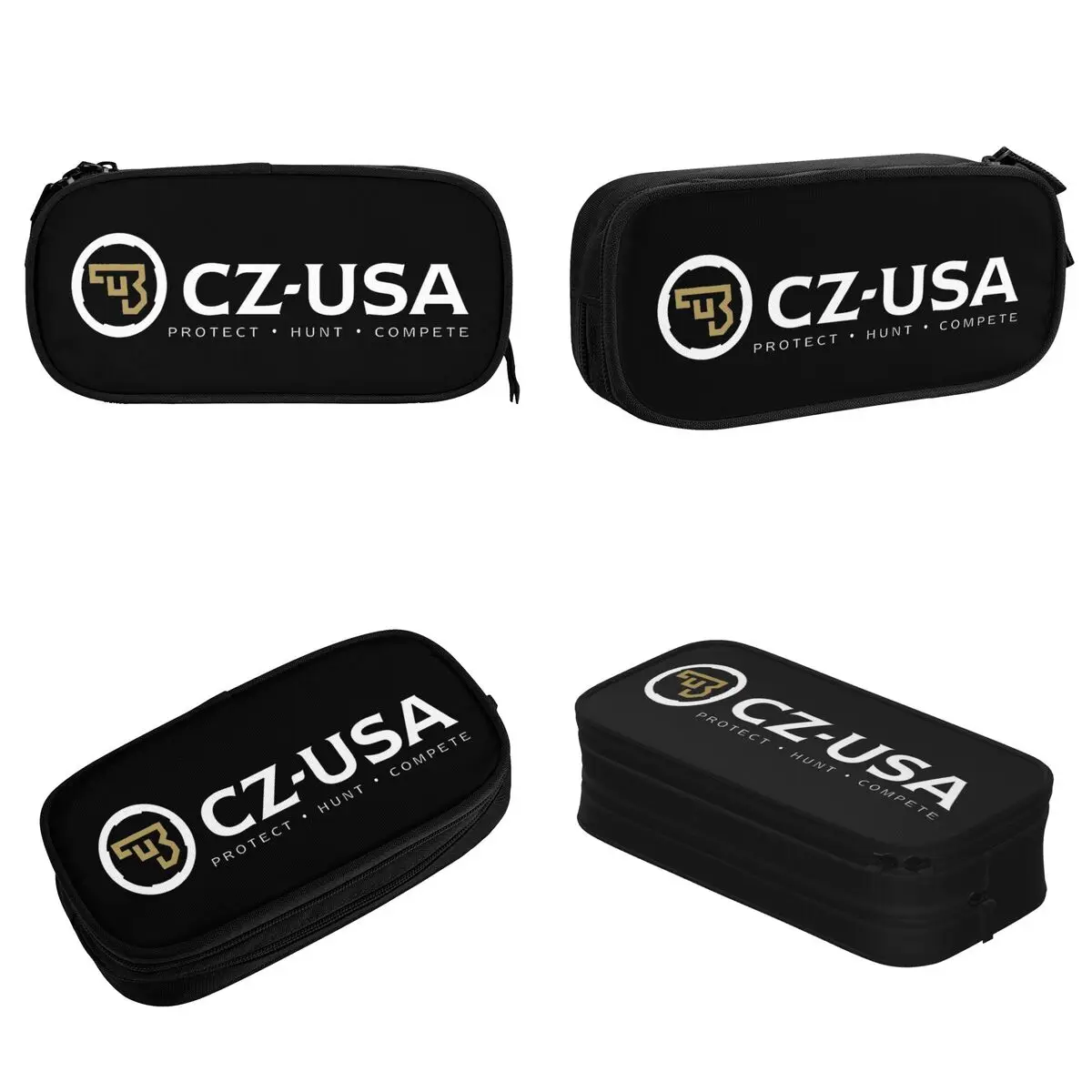 CZ-USA Firearms Ceska Zbrojovka Pencil Case Pencilcases Pen for Girls Boys Big Capacity Bag Students School Gift Stationery