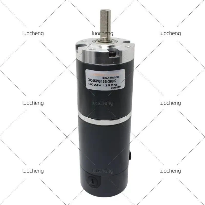 For 45PG45S Planetary Gear Motor DC 12V 24V Outer Diameter 45mm 8mm Shaft Low Speed High Power Large Torque for DIY Model