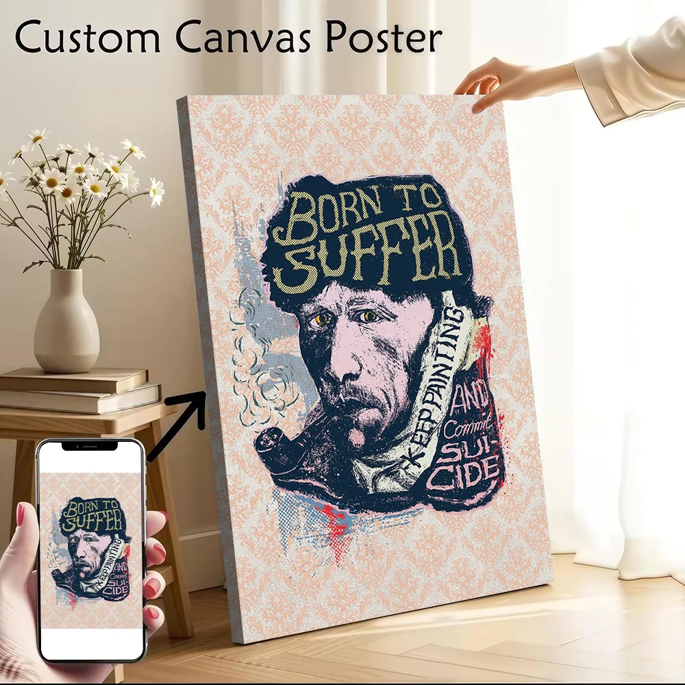 Vincent Van Gogh Canvas Wall Art Poster Custom Wall Paintings Personalized Photo Printing for Modern Home Decoration Ornaments