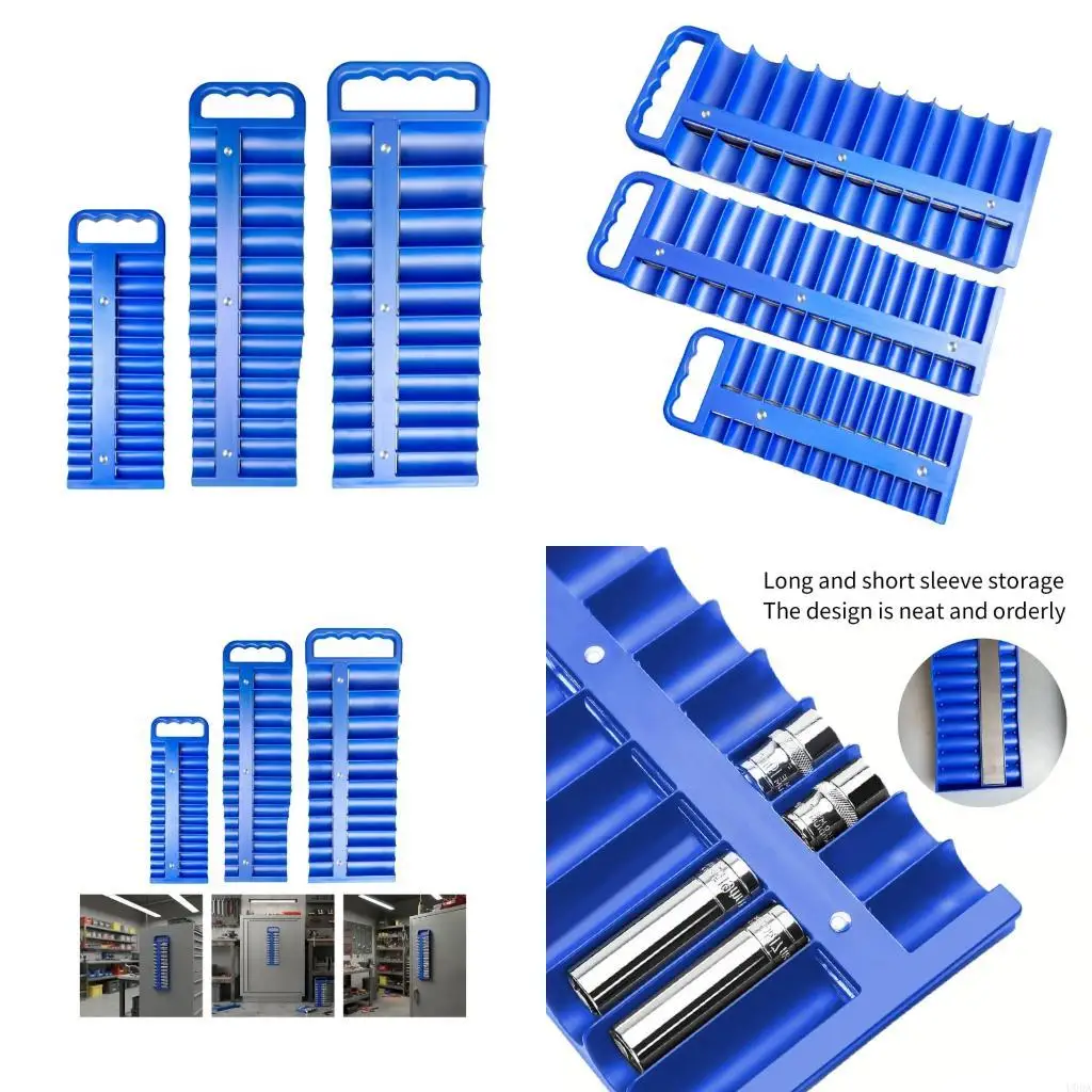 

Ящик для хранения с магнитной розеткой, сверхпрочный органайзер, чехол для инструментов, легкий доступ, слот 26/28/22 для