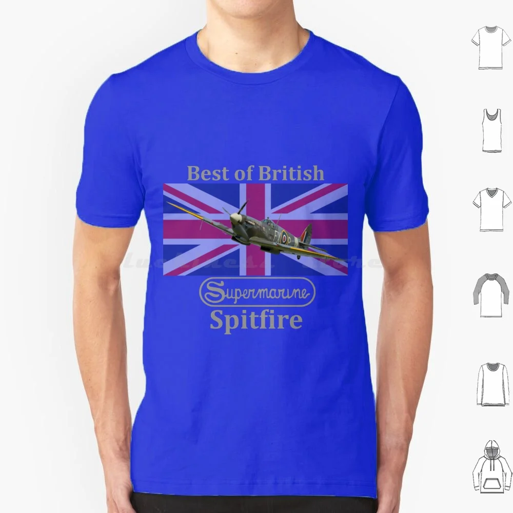 The Best Of British Supermarine Spitfire T Shirt Men Women Kids 6xl Spitfire Supermarine Spitfire Raf Supermarine Ww2 Aviation