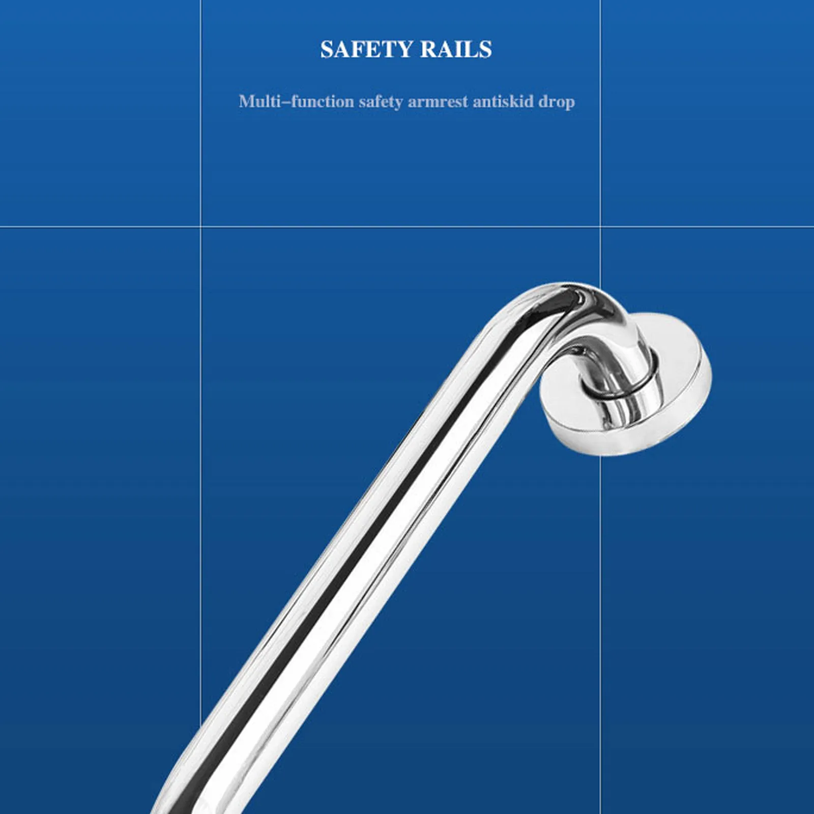 

Stainless Steel Bathroom Handle Anti Slip Shower Grab Bars Handicap Bathroom Safety Rail For Elderly Wall Handle Supplies Tools