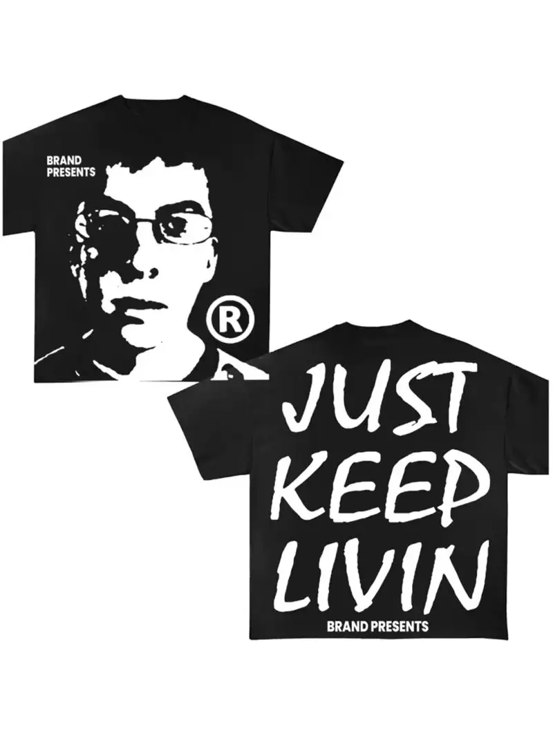 

Топ American Heavy Industry Y2K High Street с коротким рукавом Harajuku Уличная одежда Повседневная свободная футболка с принтом Хлопковый топ унисекс